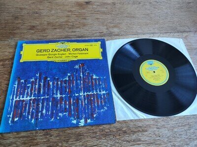 Gerd Zacher - Englert John Cage Forton Feldman DG UK 1st 139 442 Experimental LP