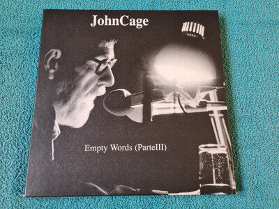 John Cage, Empty Words (Parte 111), 3 x vinyl LP box set, 2003 Get Back