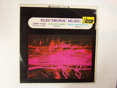 John Cage / Luciano Berio / Ilhan Mimaroglu: Electronic Music 1968 EX UK LP