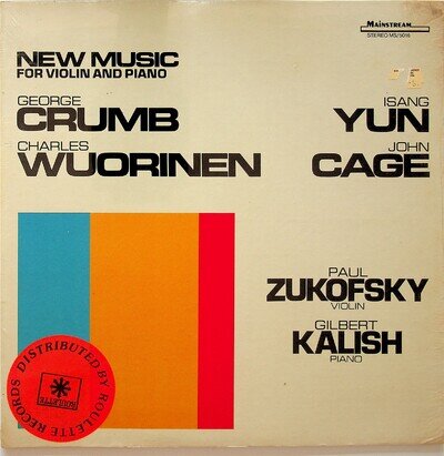 *SEALED* MS/5016- New Works for Violin & Piano ISANG YUN/JOHN CAGE/CRUMB LP