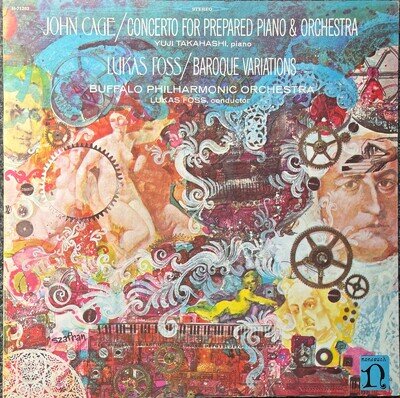John Cage Concerto For Prepared Piano & Orchestra 1968 UkVinyl Lp H 71202 Ex