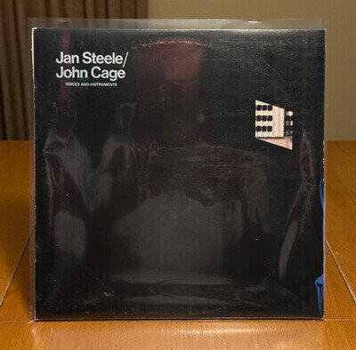Jan Steele/John Cage VOICES AND INSTRUMENTS Antilles Obscure Records 1976 NM/EX