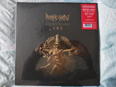 ROTTING CHRIST THEIR GREATEST SPELLS 12"X4 RED VINYL LPS NEW&SEALED