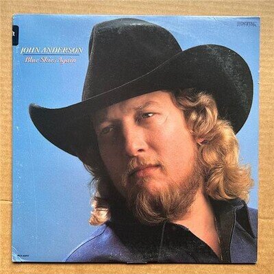 JOHN ANDERSON BLUE SKIES AGAIN LP 1987 USA