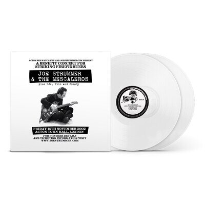 JOE STRUMMER & MESCALEROS - 2 X Clear Vinyl LP Live At Acton Town Hall.