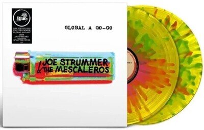 JOE STRUMMER & The Mescaleros LP x 2 Global A Go-Go YELLOW SPLATTER VINYL RSD