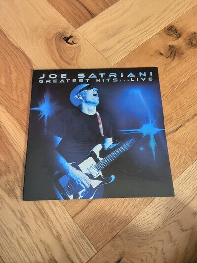 Joe Satriani Greatest Hits Live VINYL 12" Album Blue Coloured Vinyl LP 2025