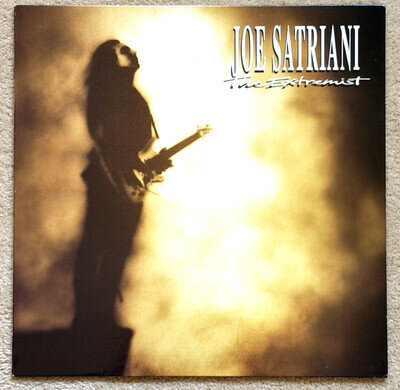 JOE SATRIANI - The Extremist (1992 import) Viny LP Record. NEAR MINT + RARE
