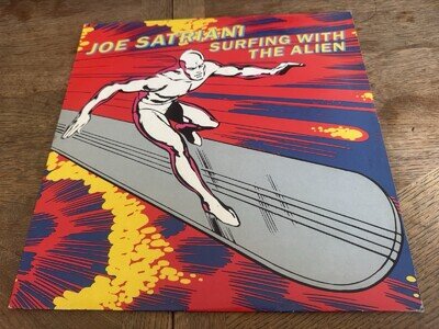 JOE SATRIANI Surfing With The Alien LP UK Vinyl Original Pressing Satch Boogie