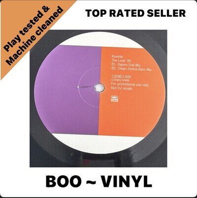 Roxette - The Look 95 Promo Dance Vinyl Record 12” VG+ / M