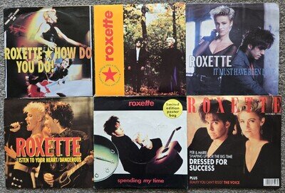Roxette - 6 x 7" Single Vinyl Collection Bundle
