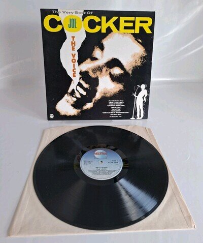 Joe Cocker The Voice - The Very Best of Joe Cocker COMP 1986 vinyl VG+/VG+