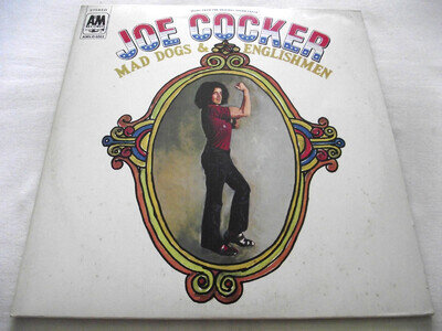 JOE COCKER ~ MAD DOGS AND ENGLISHMEN ** 70's UK A&M 2 x LP POSTER SLV.