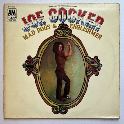 Joe Cocker, Mad Dogs & Englishmen, Double Vinyl LP, A&M 1970, EX/VG+, Foldout