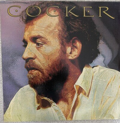 Joe Cocker Cocker LP vinyl UK Capitol 1986 with A1/B2 matrix. Price sticker on