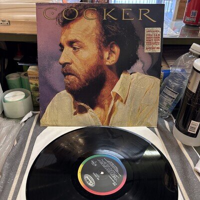 Joe Cocker Cocker LP Album Vinyl Record 1986 EST 2009 Capitol Records - EX/EX