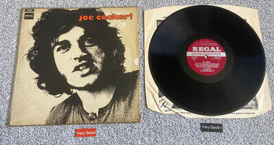 JOE COCKER - SELF TITLED UK VINYL LP - 1970 - REGAL ZONOPHONE SLRZ 1011 - VG+/VG