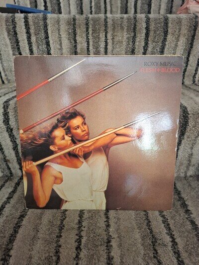 Roxy Music: Flesh And Blood Polydor 1989 Rock Pop Vinyl Lp Bryan Ferry Polh 002