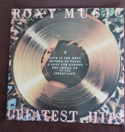 Roxy Music Greatest Hits Vinyl Record VG/VG 2302073 1973 - 79