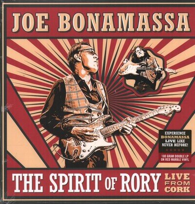 Joe Bonamassa The Spirit of Rory: Live From Cork double LP vinyl Europe J&r