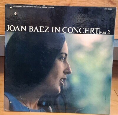 Joan Baez - In Concert Part 2 (USA vinyl LP) 1962 folk rock live