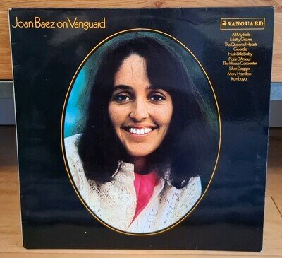 Joan Baez - On Vanguard (UK vinyl LP compilation) 1969 folk rock