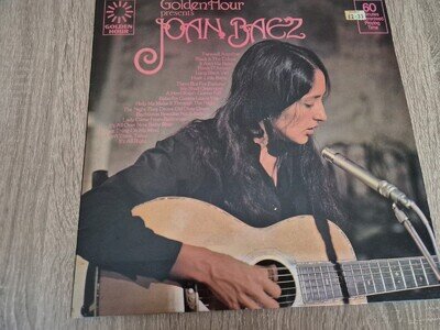 JOAN BAEZ " GOLDEN HOUR PRESENTS" 12" VINYL RECORD