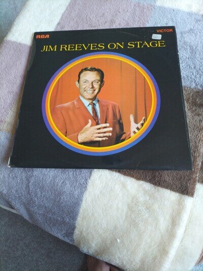 Jim Reeves - Jim Reeves On Stage LP Vinyl Record - RD 8047 VG+/EX