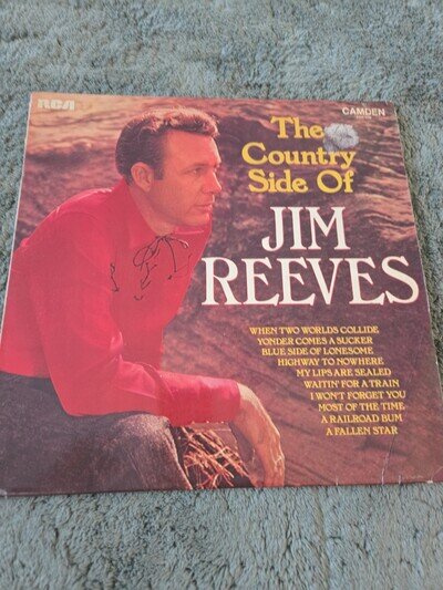 Jim Reeves The Country Side Of Jim Reeves Vinyl LP RCA Camden CDS 1000 1969