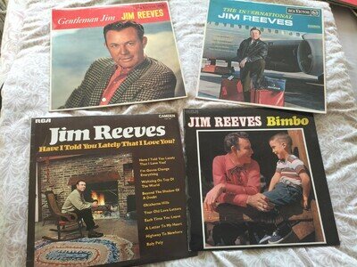 Vinyl - 4 Jim Reeves Albums - VGC+