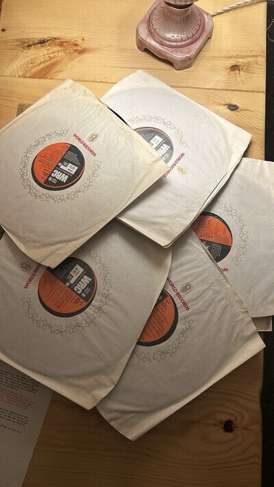 Jim Reeves World Record Club Vinyl Box Set 5 LP Country Collection WRC EMI