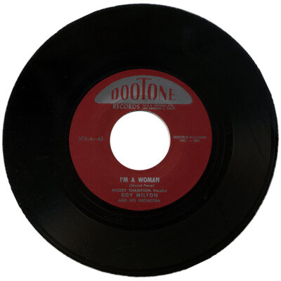 MICKEY CHAMPION With ROY MILTON & ORCHESTRA "I'M A WOMAN c/w BAM-A-LAM" R&B