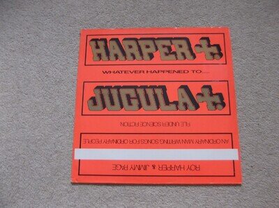 ROY HARPER & JIMMY PAGE - WHATEVER HAPPENED TO JUGULA ? LP + ORIGINAL INNER -EX