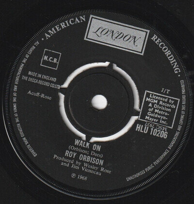 ROY ORBISON WALK ON PLAYS GREAT
