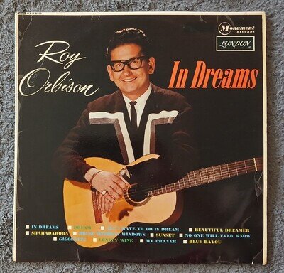Roy Orbison In Dreams Vinyl LP London 1963 HAU.8108 Mono 1st Ed UK (LP18)
