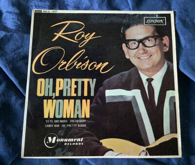 ROY ORBISON Oh, Pretty Woman 7” EP UK 1964 LONDON MONUMENT REU 1437 Mono