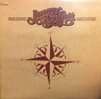 JIMMY BUFFETT - CHANGES IN LATITUDES, CHANGES IN ATTITUDES - Vinyl LP - FREE P&P