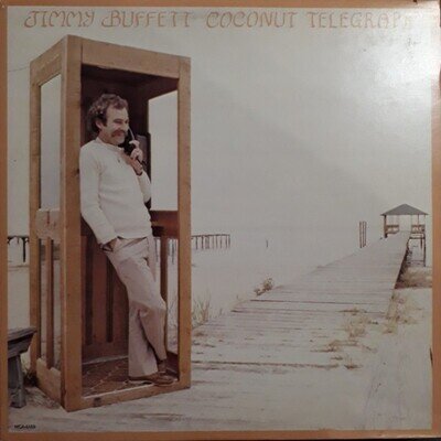 JIMMY BUFFETT – COCONUT TELEGRAPH - Vinyl LP & Lyric Inner - FREE Postage