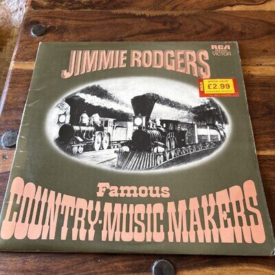 Jimmie Rodgers Famous Country Music Makers Vinyl LP Record 1972 RCA DPS2021