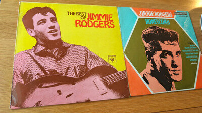 Jimmie Rodgers - The Best Of + Honeycomb - Two 12" Vinlyl LP Albums