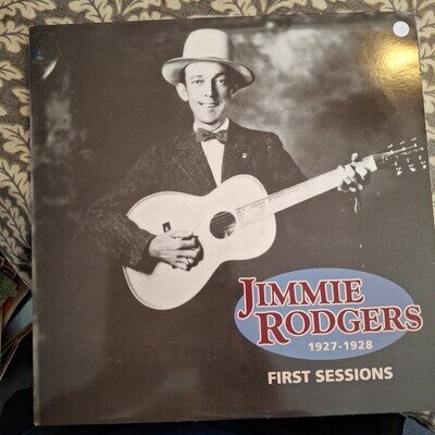 JIMMIE RODGERS "FIRST SESSIONS 1927-1928" USA VINYL LP 1990 NEAR MINT