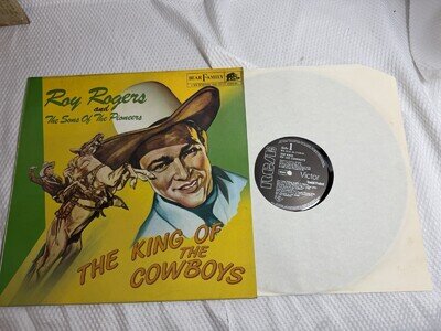 Roy Rogers & Sons of the Pioneers King of the Cowboys LP Bear Family Country 19…
