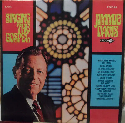 Jimmie Davis With The Anita Kerr Singers LP In My Father's House NEAR MINT
