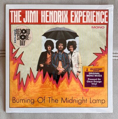 Jimi Hendrix - Burning Of The Midnight Lamp 7" Orange Vinyl Single New / Sealed