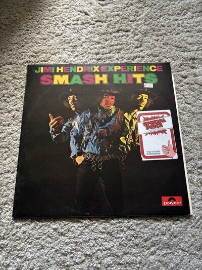 The Jimi Hendrix Experience Smash Hits LP 1983 UK Polydor SPELP 15 VG