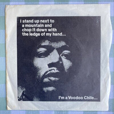 JIMI HENDRIX EXPERIENCE - Voodoo Chile - 1st PRESS 7" SINGLE - EX Vinyl