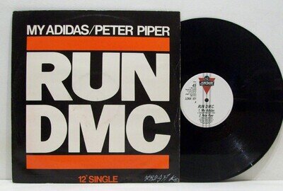 RUN DMC - my adidas / peter piper 12" GOLDEN-ERA HIP-HOP b-boy breaks 80s RAP