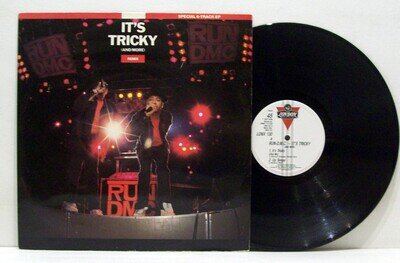 RUN DMC - it's tricky 12" EP mixes GOLDEN-ERA HIP-HOP uk press 80s RAP