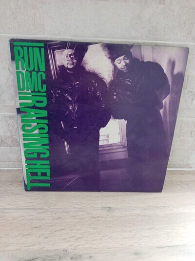 Run DMC Raising Hell 1986 Vinyl LP - LONLP21 VG VG+