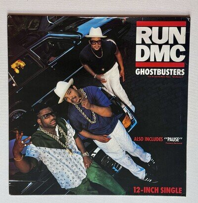RARE RUN DMC GHOSTBUSTERS 12-INCH SINGLE VINYL RECORD RARE RAP HOUSE R&B